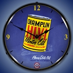 Champlin Oil LED Backlit Clock