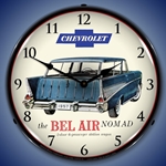 1957 Chevrolet Bel Air Nomad LED Backlit Clock