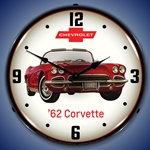 1962 Corvette LED Backlit Clock