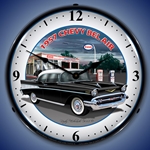 1957 Chevy Esso LED Backlit Clock