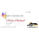 Gift Certificate from The Garage Store