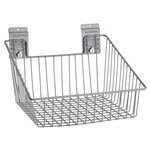 Large Angle Wire Basket for storeWALL Slatwall Storage