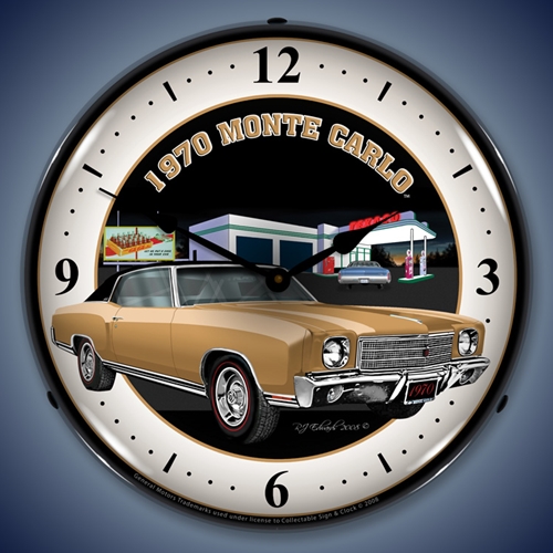 1970 Monte Carlo LED Backlit Clock