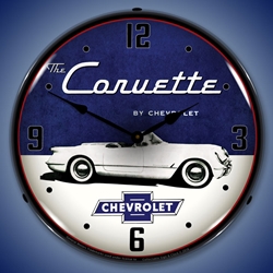 1954 Corvette LED Backlit Clock