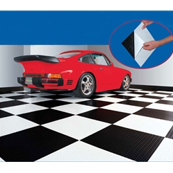 G-Floor® Raceday Peel N' Stick  24 in. Levant pattern Vinyl Floor Tile